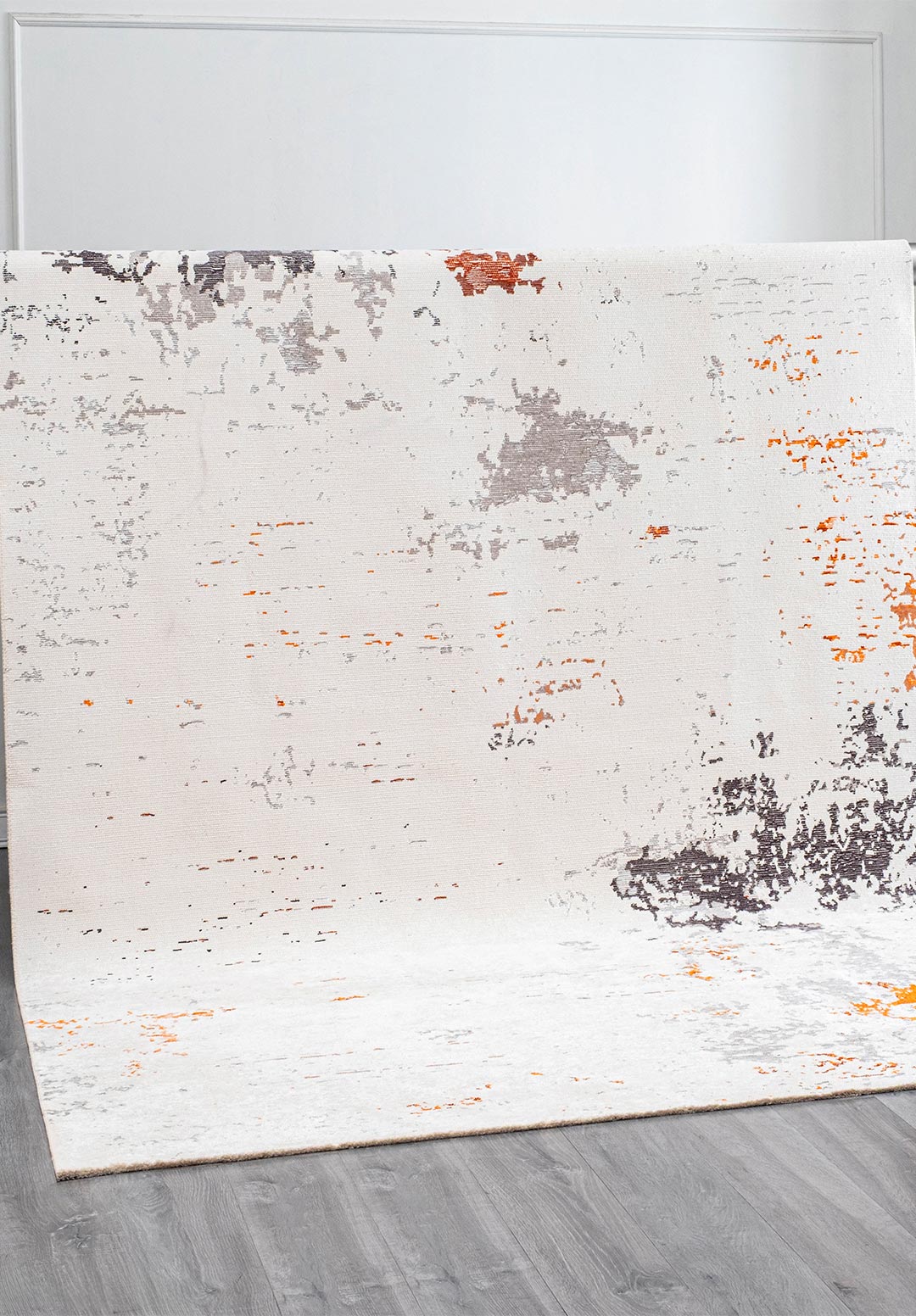 Frost White - Charcoal Rug Rugs - Venetto Design Venettodesign.com