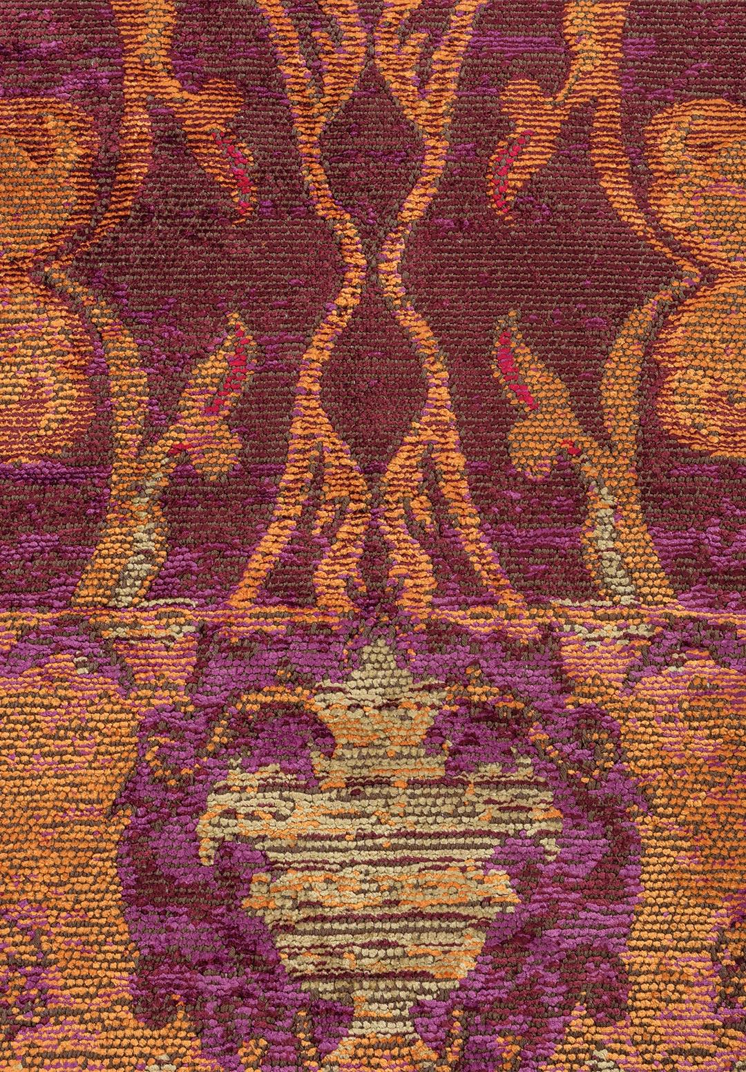 Velorien Plum - Rust Rug