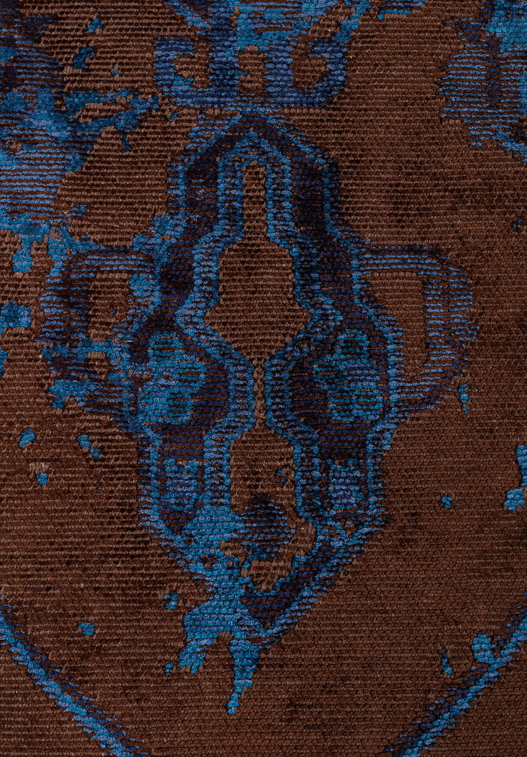 Emperor Navy Blue - Dark Brown Rug