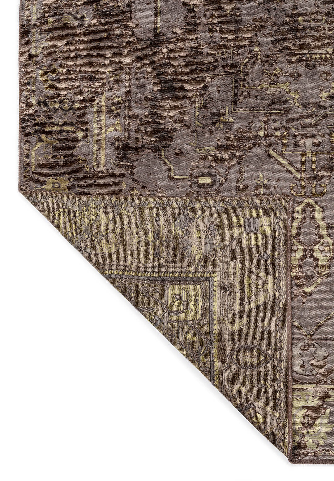 Emperor Dark Brown - Khaki Rug