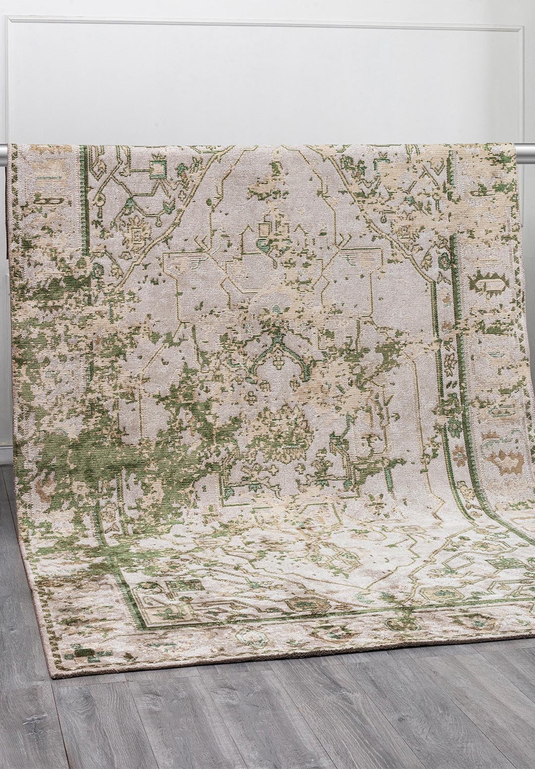 Emperor Dark Beige - Forest Green Rug