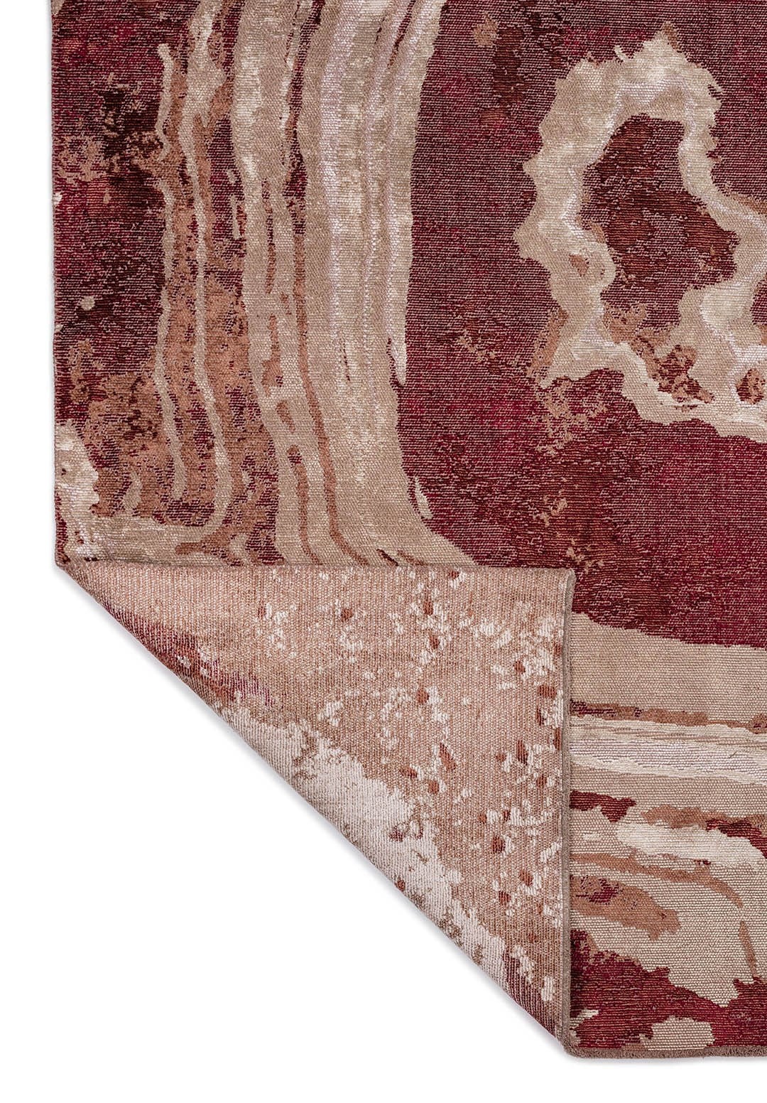 Smoke Cherry - Beige Rug