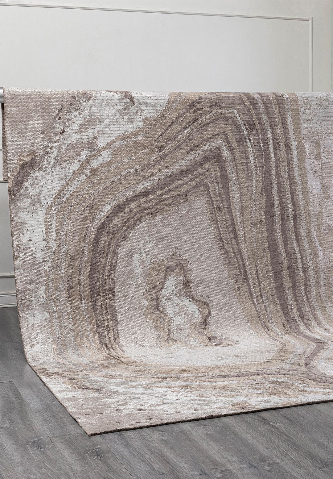 Smoke Ecru - Beige Rug Rugs - Venetto Design Venettodesign.com