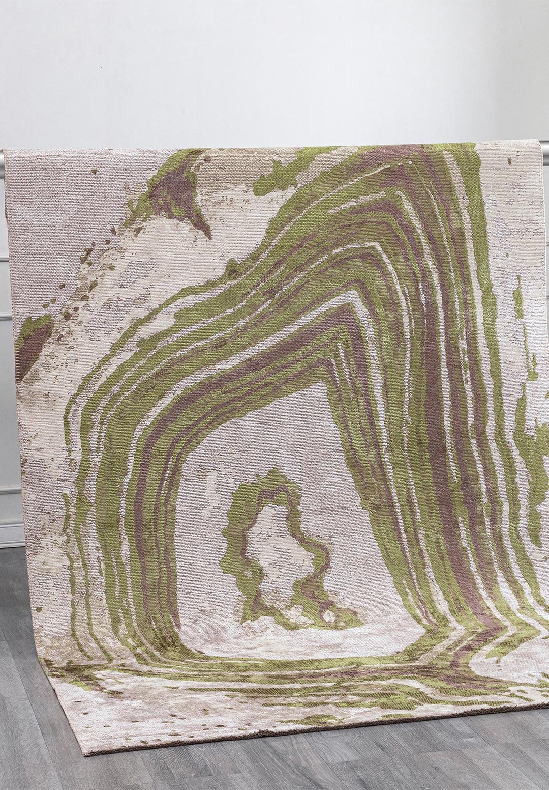 Smoke Bone - Green Rug Rugs - Venetto Design Venettodesign.com