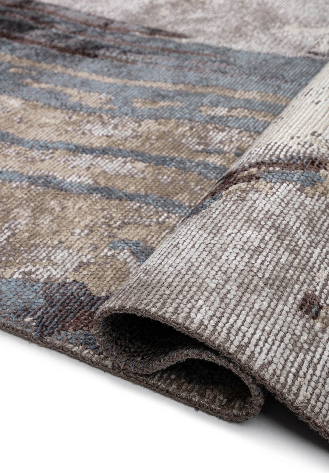 Smoke Bone - Blue Rug Rugs - Venetto Design Venettodesign.com