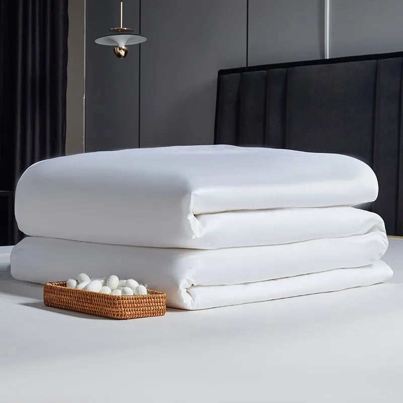 Seda White Mulberry Silk Filling Comforter Bedding - Venetto Design Summer / Twin - 150X200cm Venettodesign.com