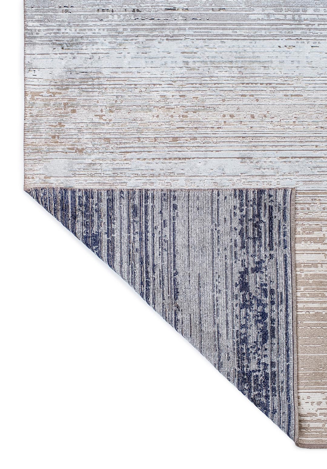Aurora Beige - Navy Blue Rug Rugs - Venetto Design Venettodesign.com