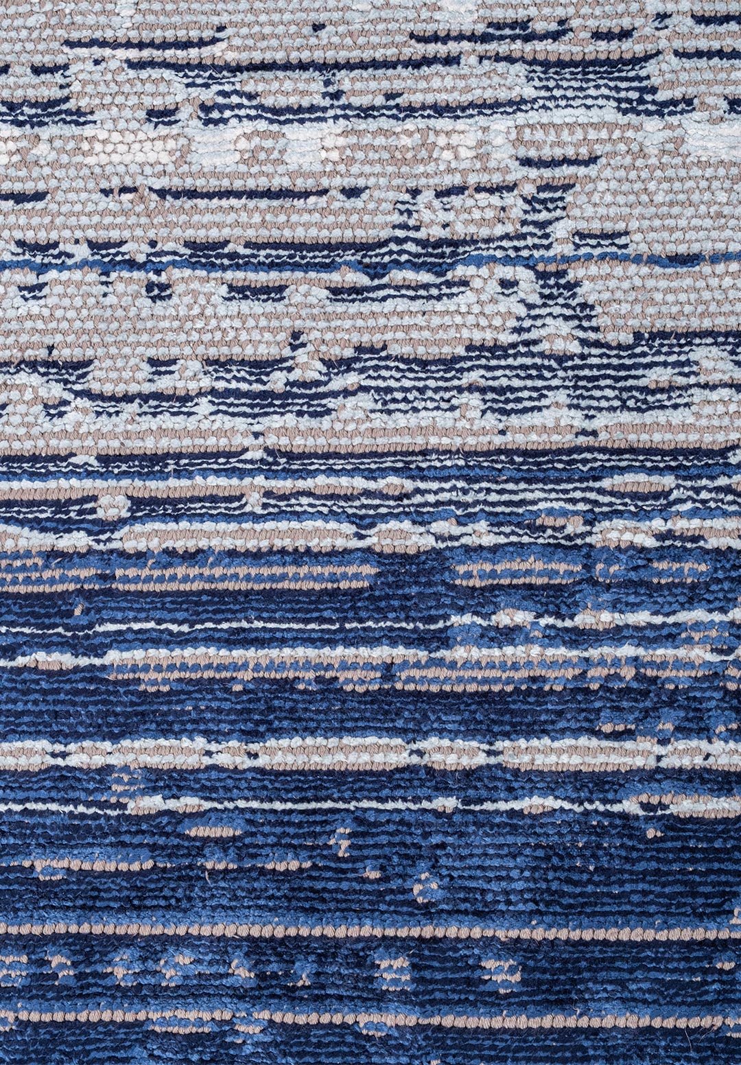 Aurora Beige - Navy Blue Rug Rugs - Venetto Design Venettodesign.com