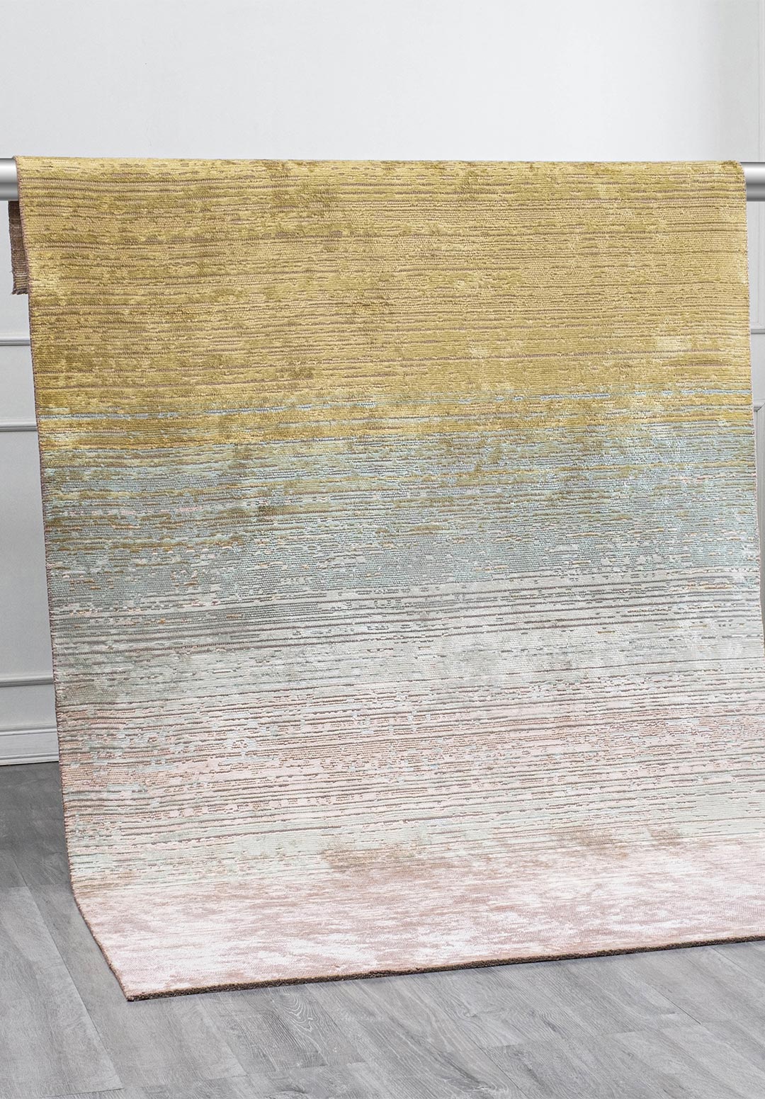 Aurora Cream - Olive Green Rug Rugs - Venetto Design Venettodesign.com