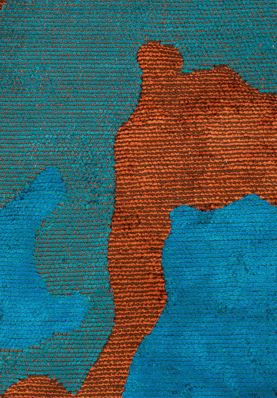 Isola Rust - Cyan Rug Rugs - Venetto Design Venettodesign.com