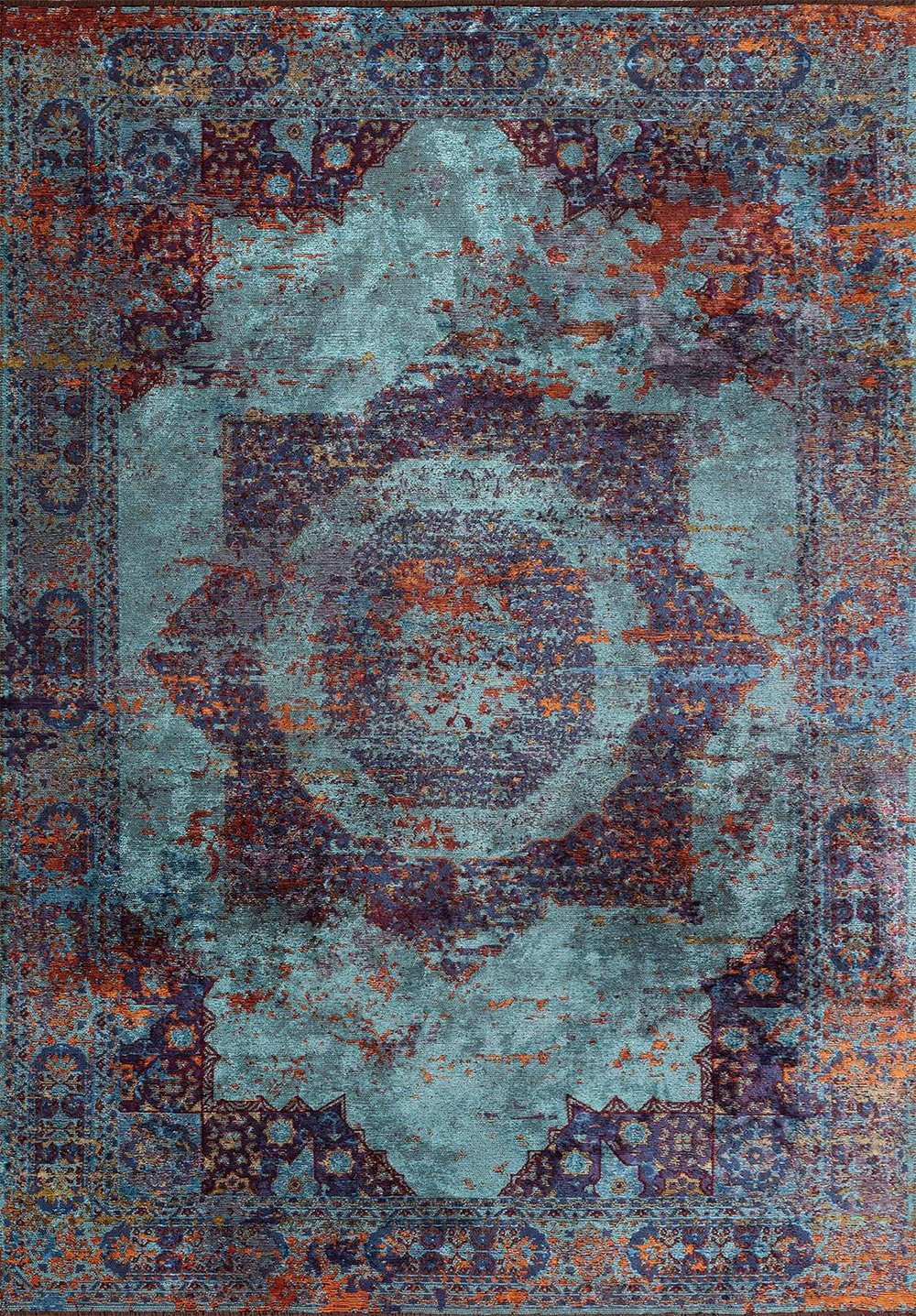Ardesia Turquoise - Cherry Rug