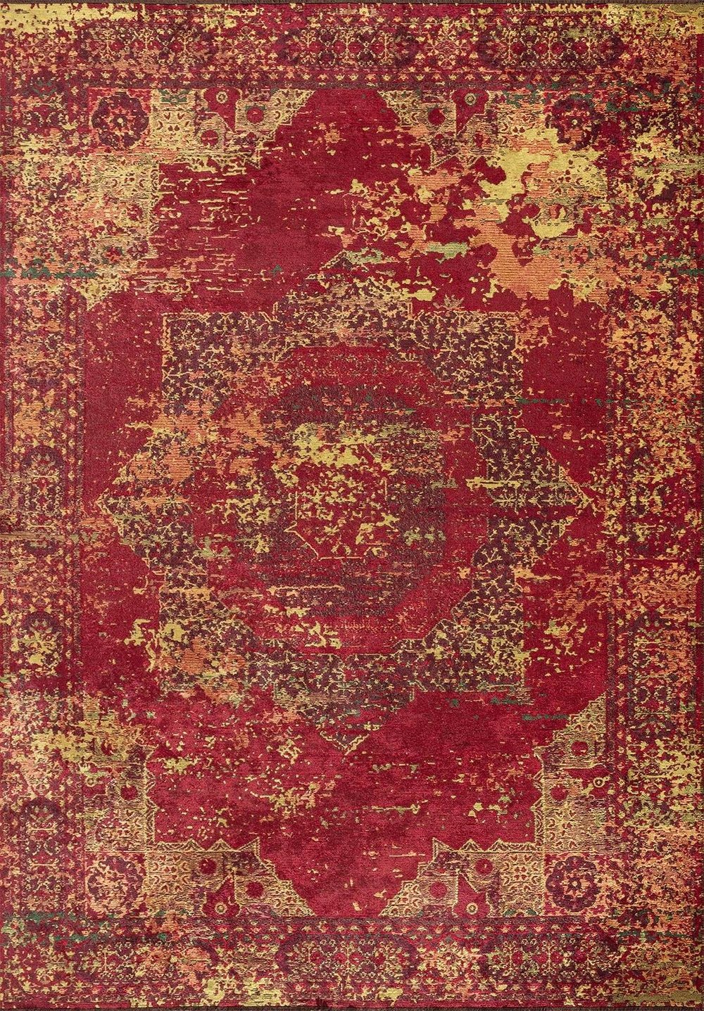 Ardesia Red - Yellow Rug