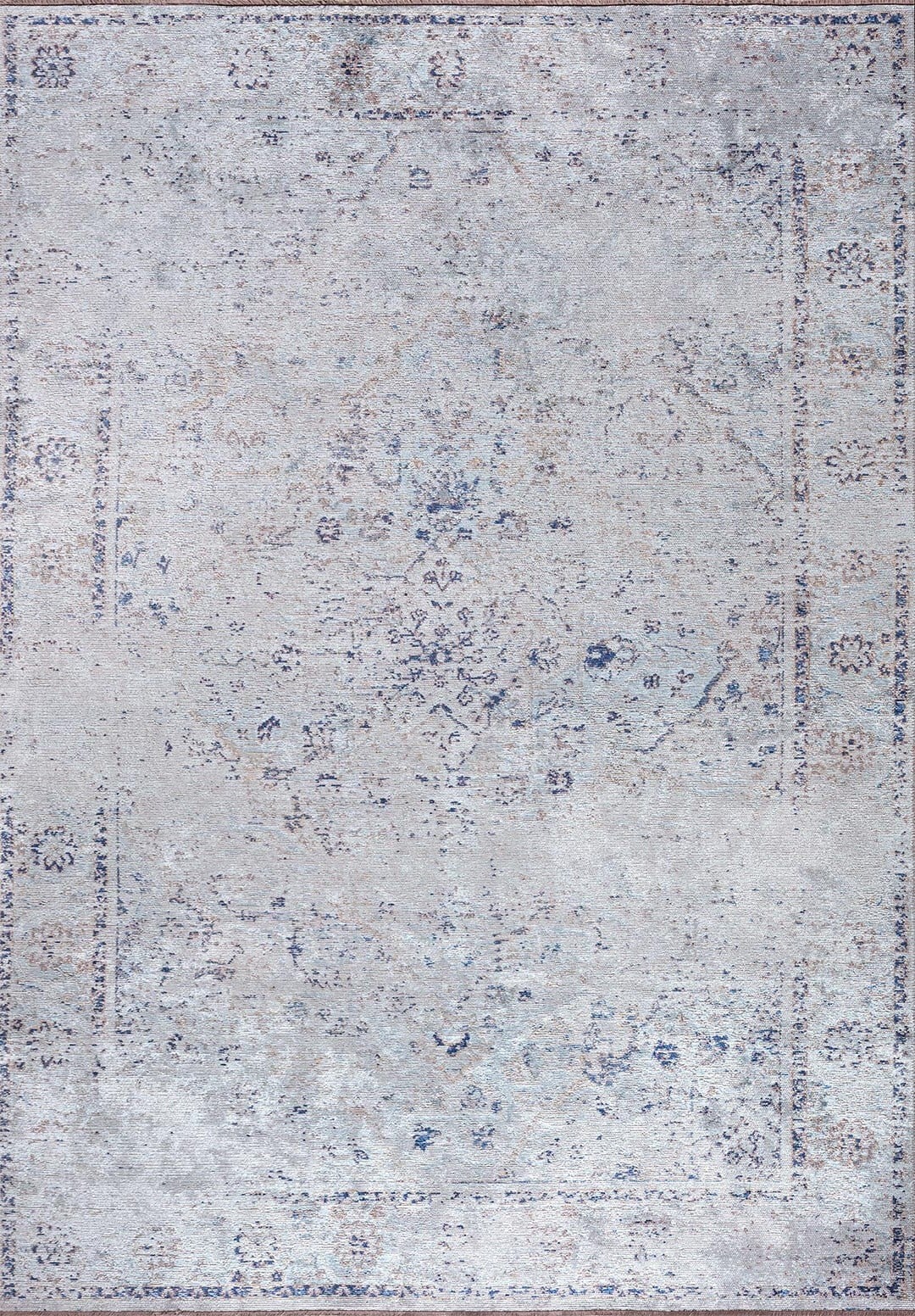 Serelis Ivory - Dusty blue Rug