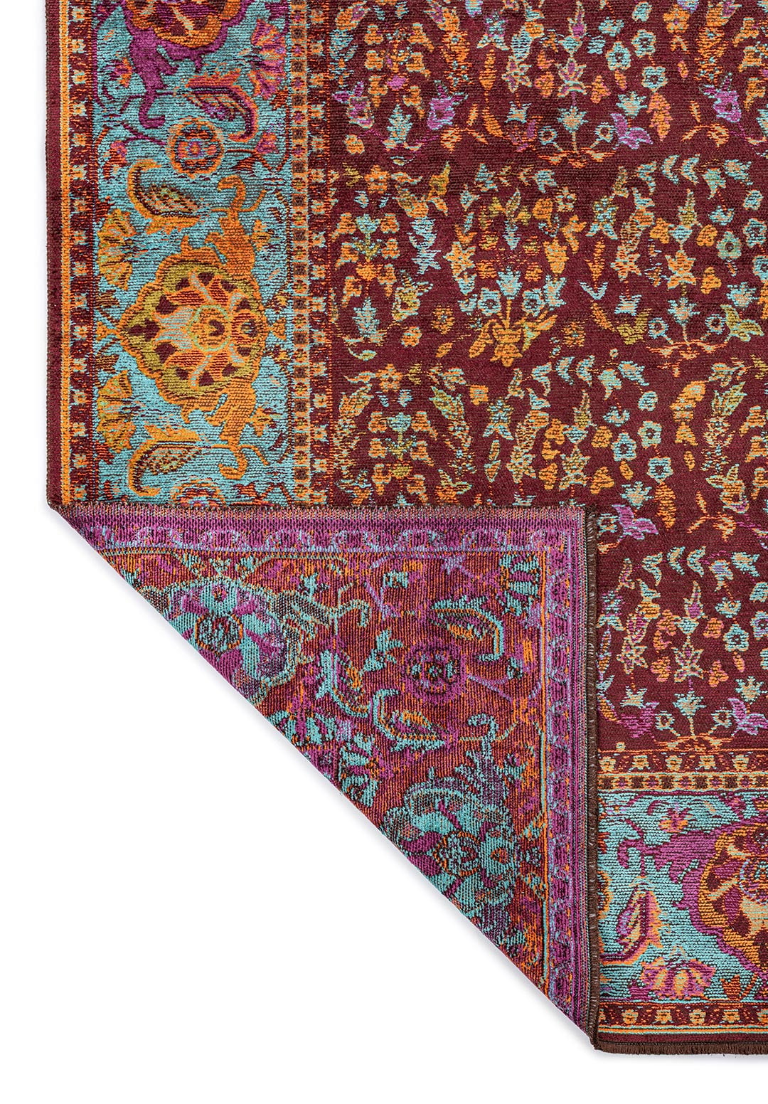 Vellora Cherry - Turquoise Rug