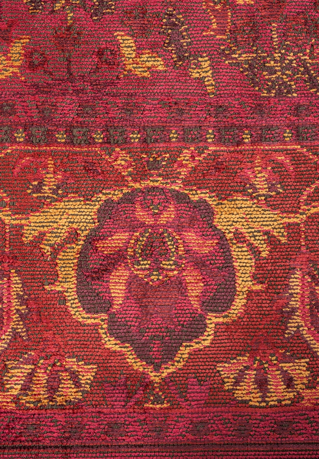 Vellora Magenta - Cherry Red Rug