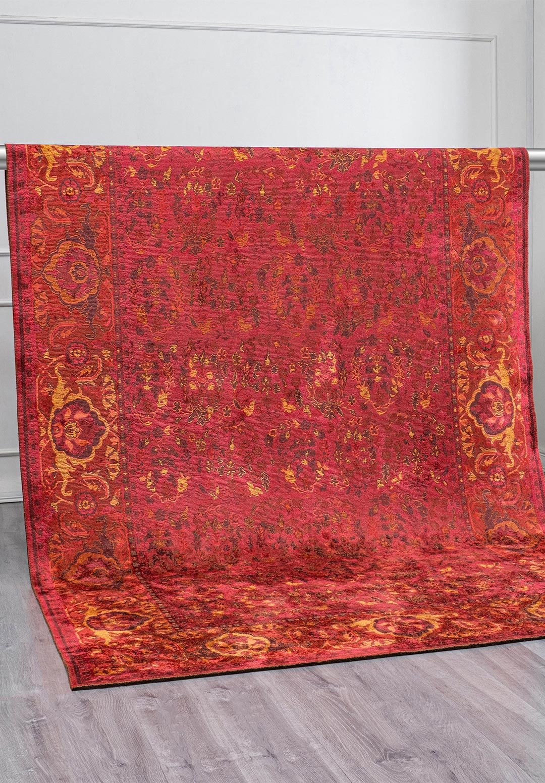 Vellora Magenta - Cherry Red Rug