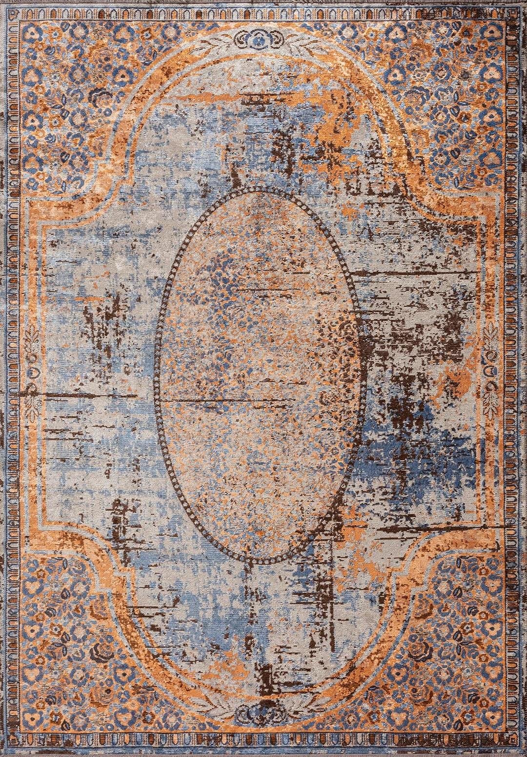 Solara Amber -  Navy Rug
