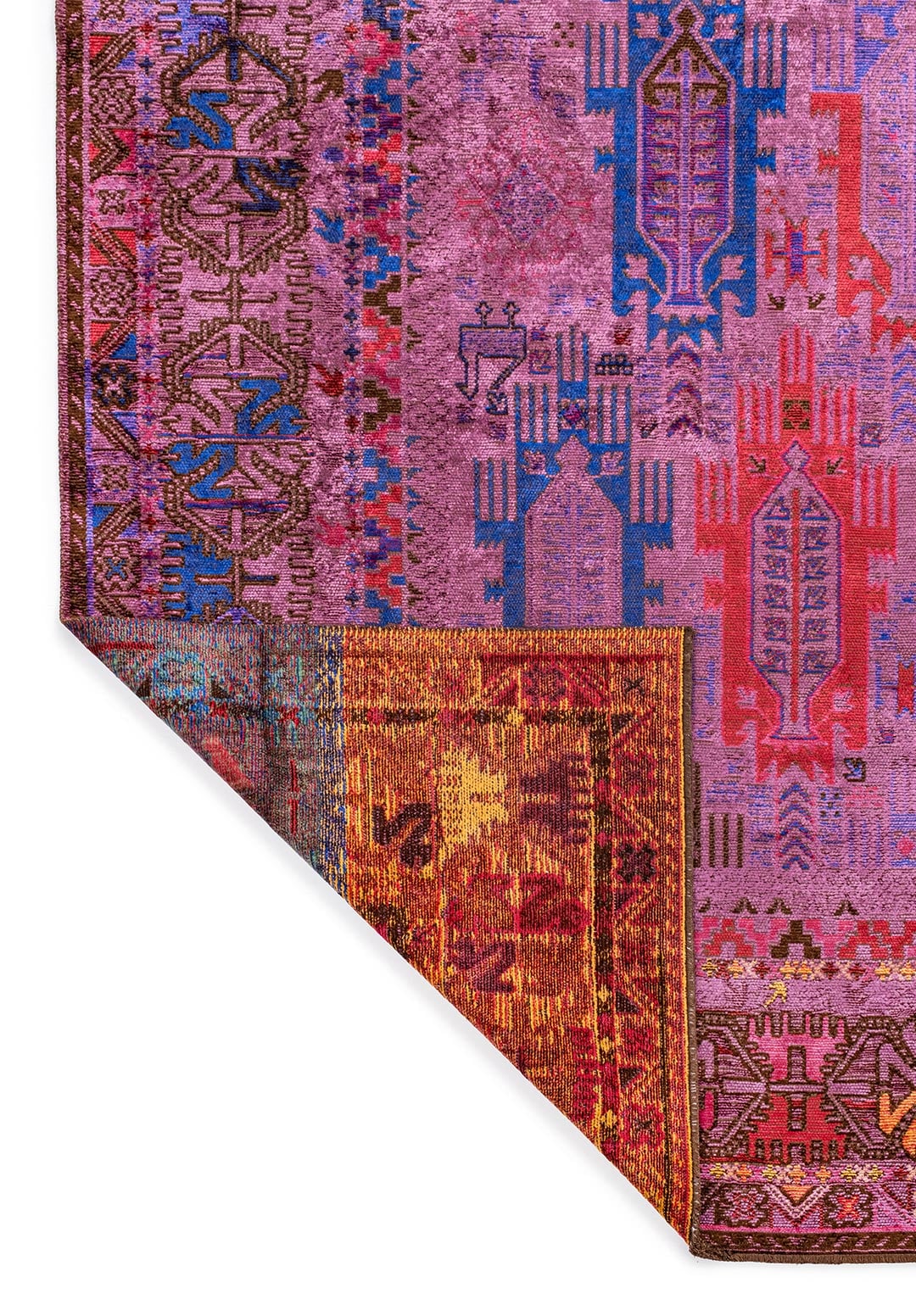 Folk Purple - Sax Blue Rug