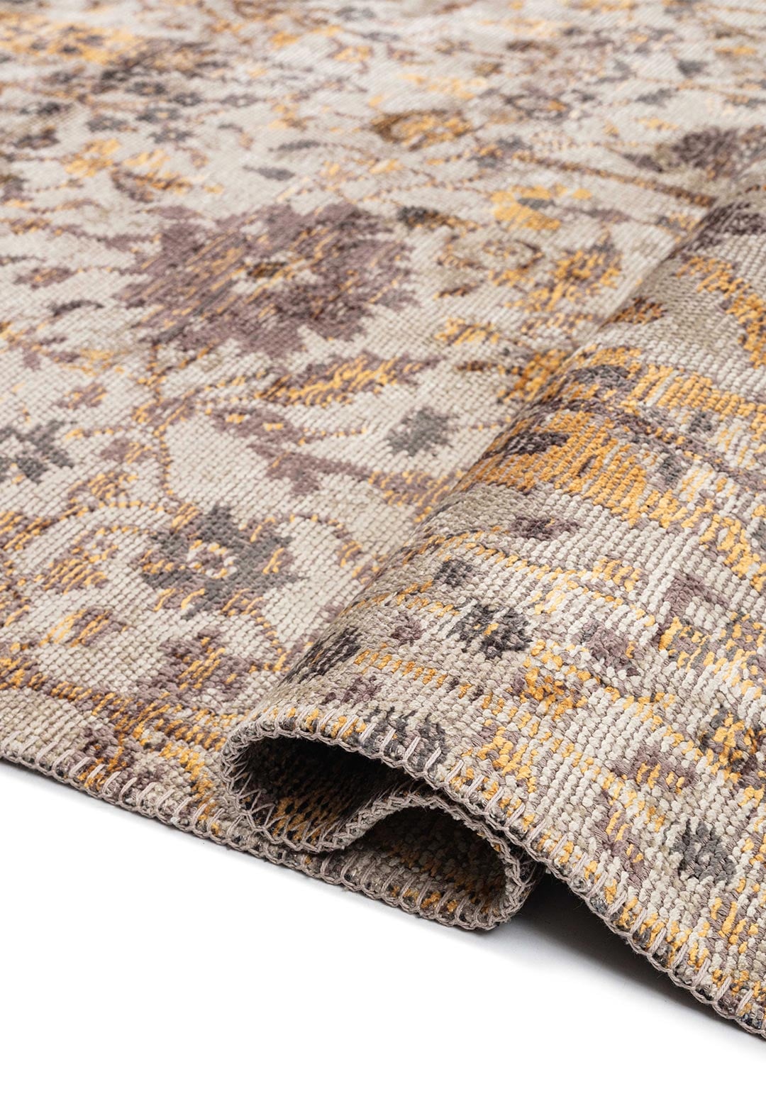 Ethereal Beige - Gold Rug