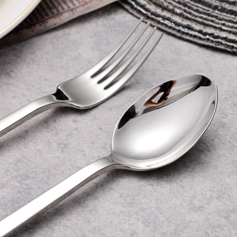 Elysian Silver Luxury 18/10 Stainless Steel Cutlery Set - Venetto Design Venettodesign.com