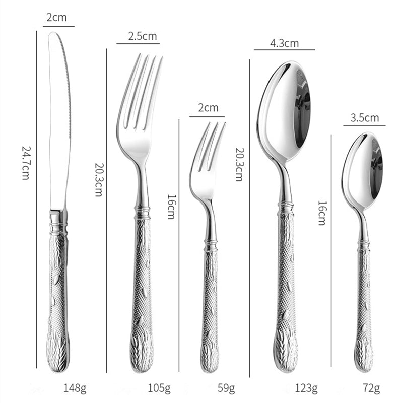 Realm Silver Luxury Cutlery Set