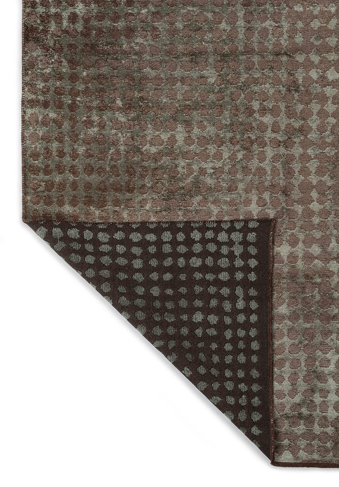 Dots River Green - Khaki Rug Rugs - Venetto Design Venettodesign.com