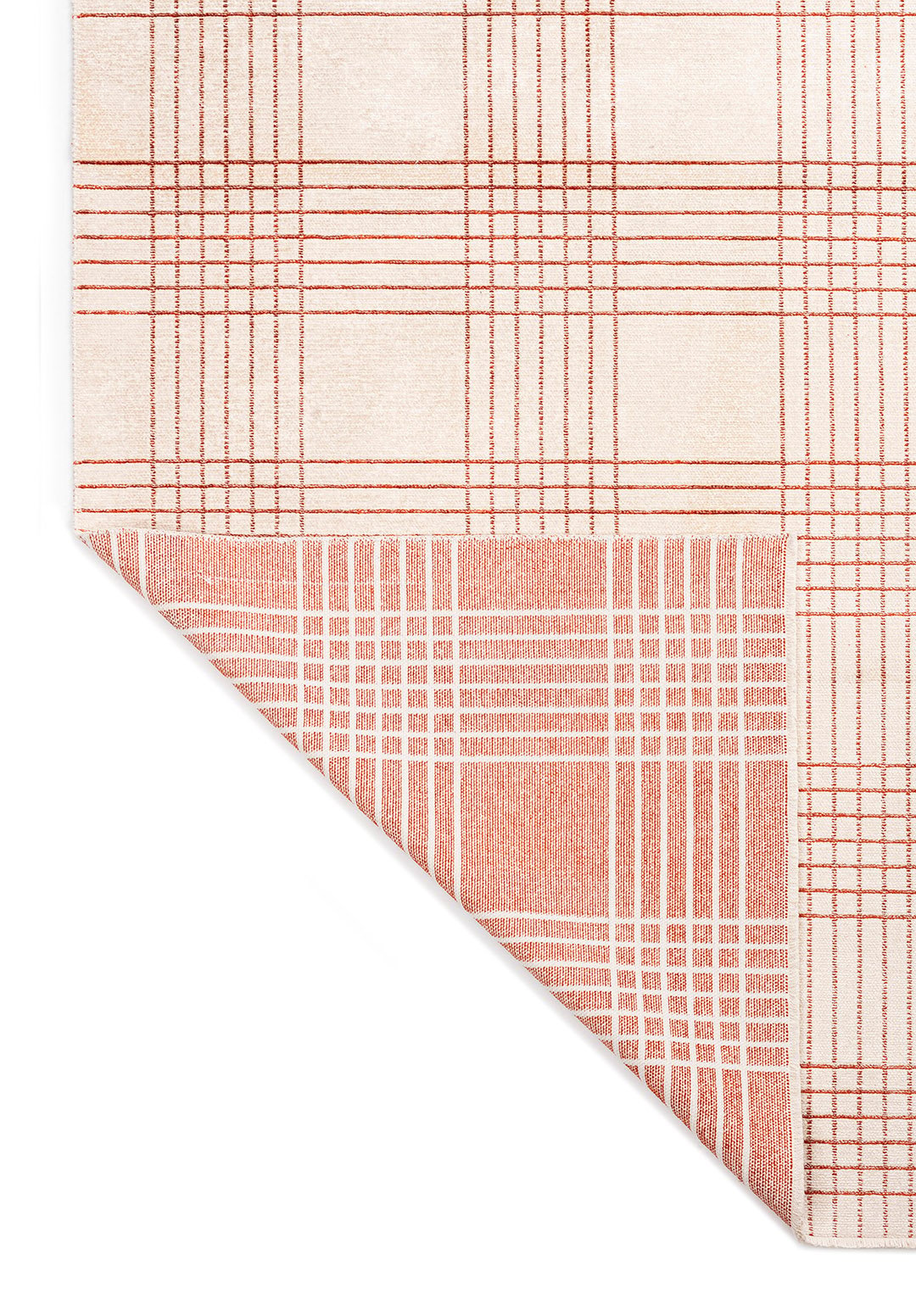 Lattice Rust - Light Cream Rug Rugs - Venetto Design Venettodesign.com