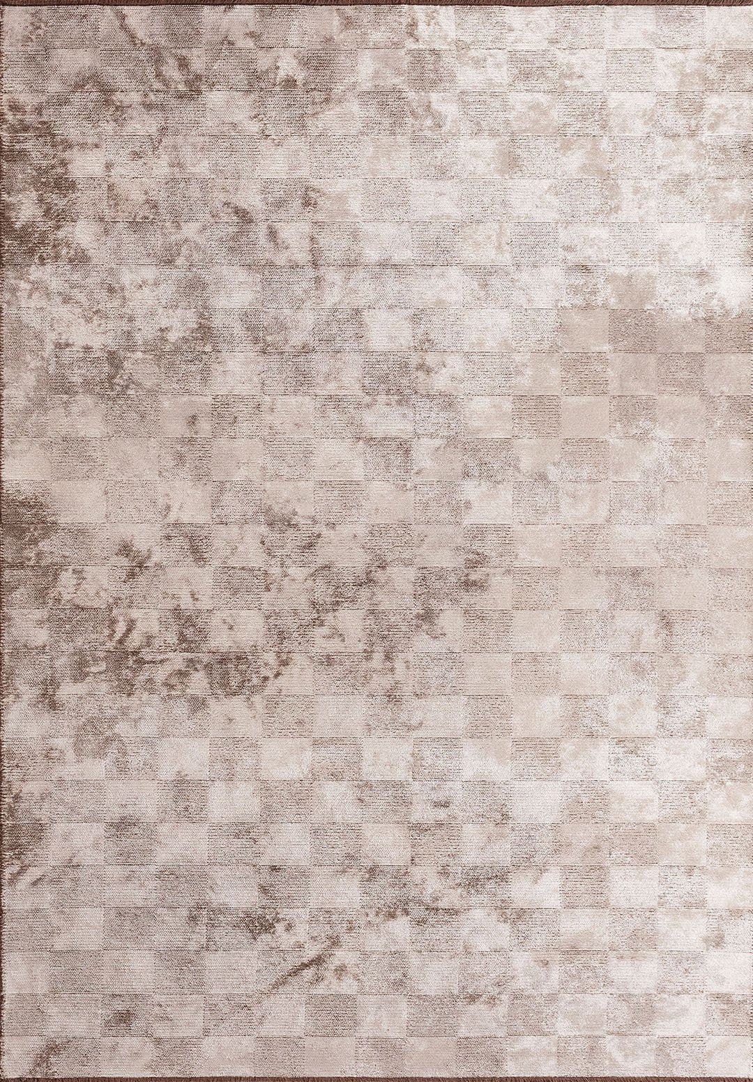 Checkers Cream Rug Rugs - Venetto Design Venettodesign.com