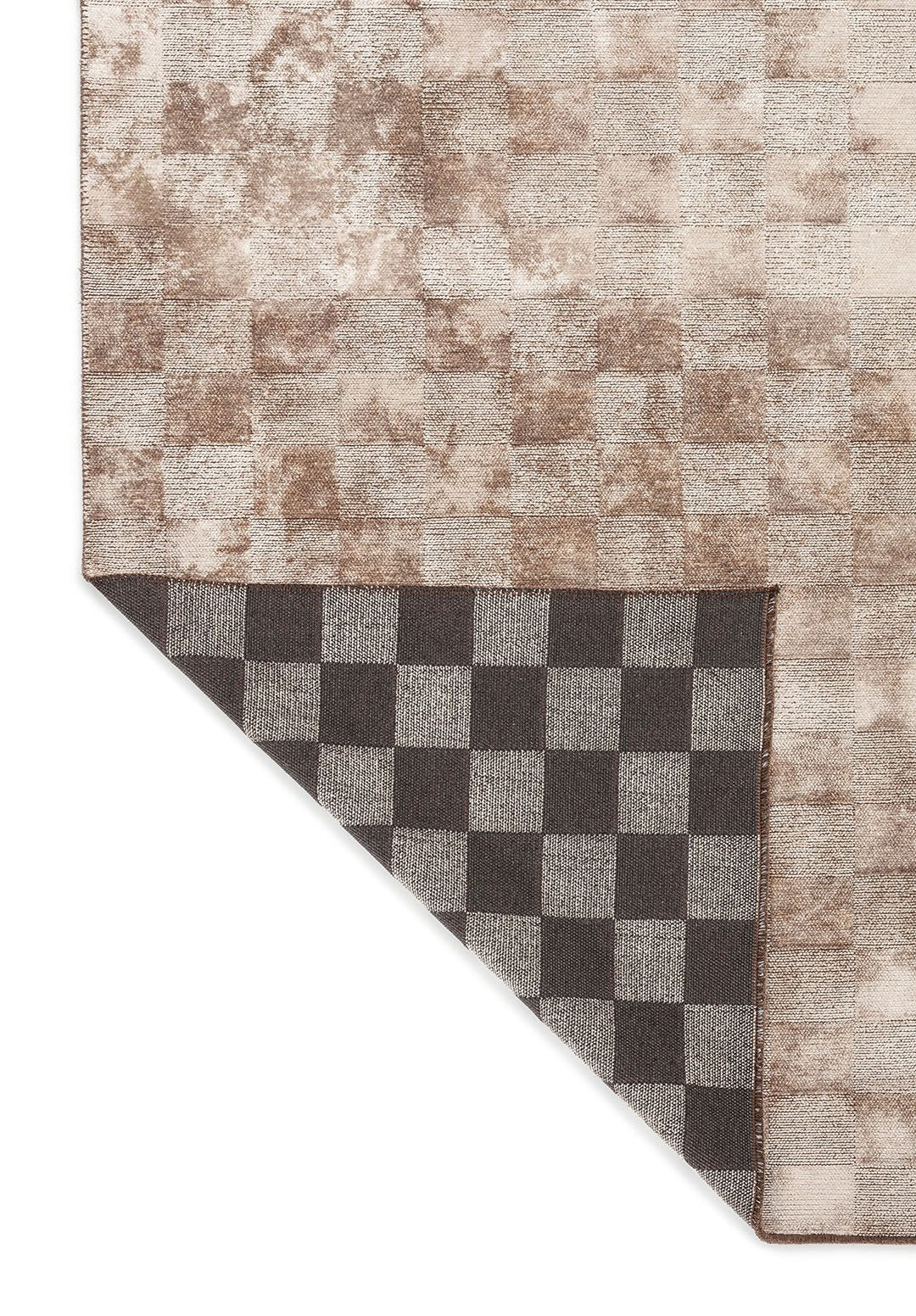 Checkers Cream Rug Rugs - Venetto Design Venettodesign.com