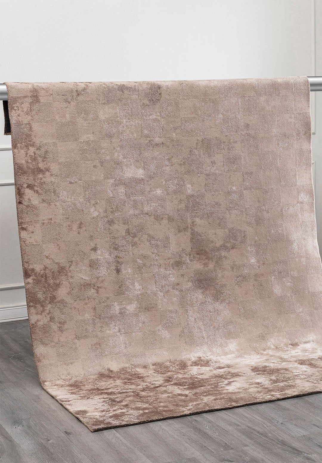 Checkers Nougat Rug Rugs - Venetto Design Venettodesign.com