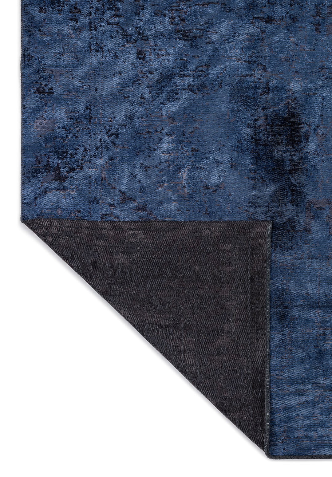 Ivy Charcoal - Navy Blue Rug Rugs - Venetto Design Venettodesign.com