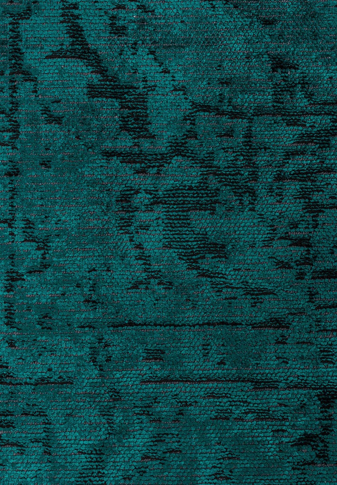Ivy Black - Dark Turquoise Rug Rugs - Venetto Design Venettodesign.com