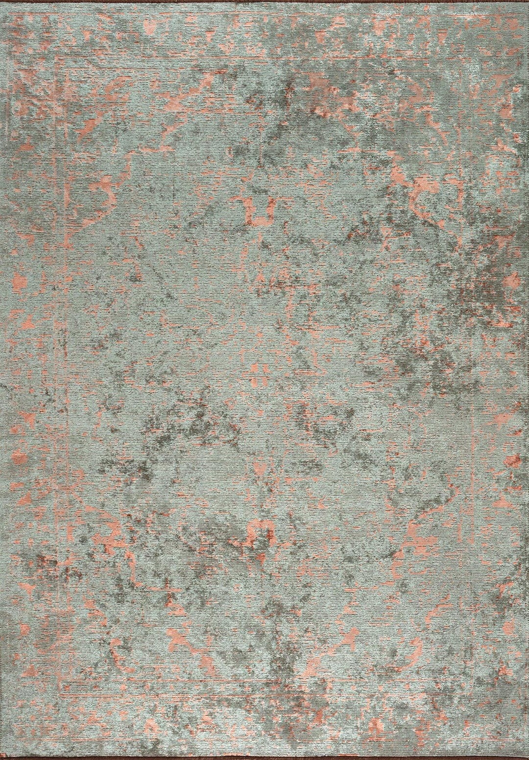 Ivy Peach - River Green Rug Rugs - Venetto Design Venettodesign.com
