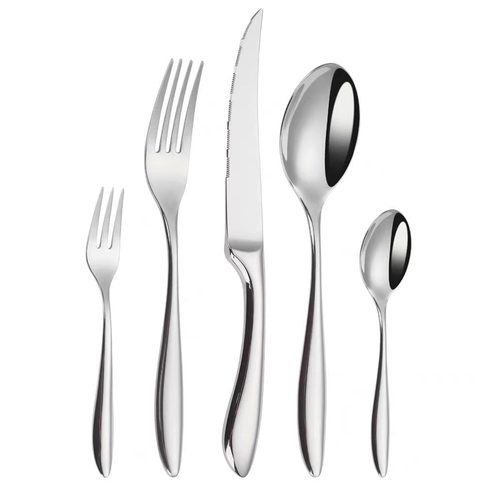 Marissa Silver Luxury Cutlery Set