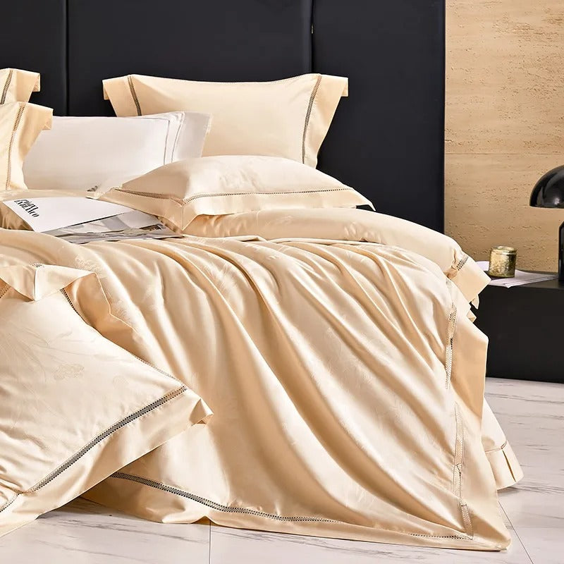 Aureate Egyptian Cotton Jacquard Luxury Bedding Set