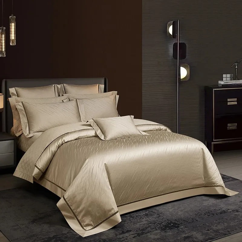 Moa Jacquard Egyptian Cotton Luxury Bedding Set