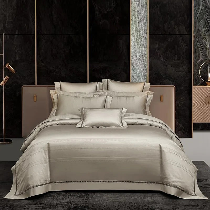 Leonor Jacquard Egyptian Cotton Luxury Bedding Set