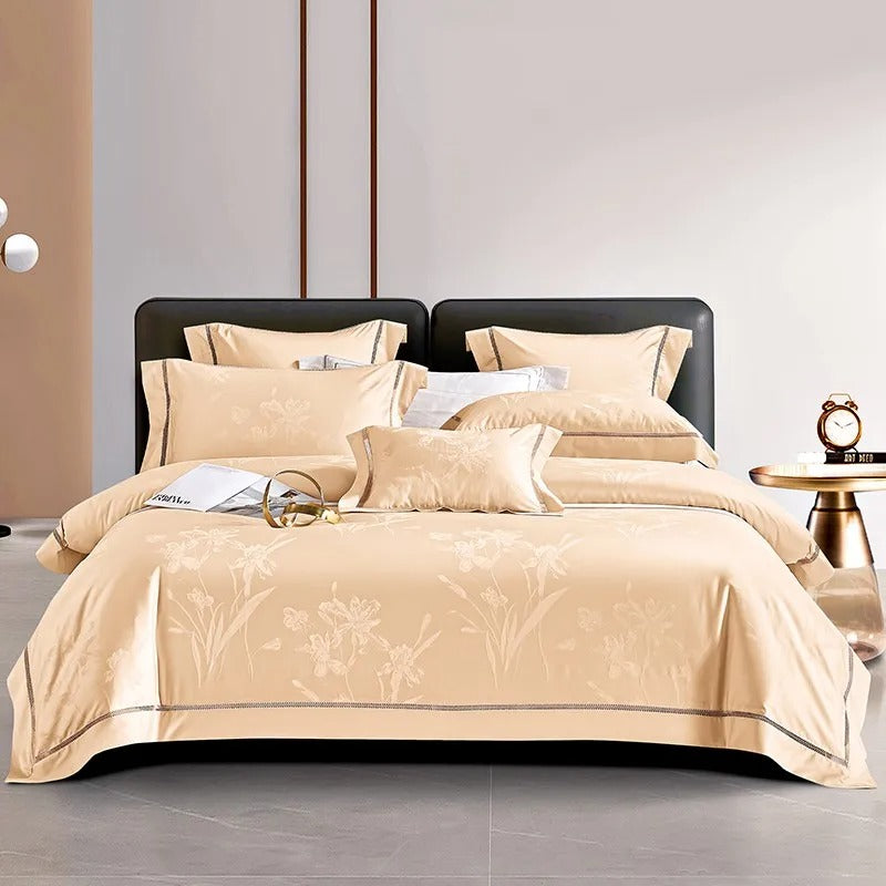 Aureate Egyptian Cotton Jacquard Luxury Bedding Set