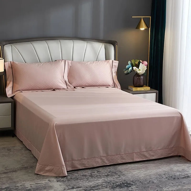 Hilla Rose Jacquard Egyptian Cotton Luxury Bedding Set