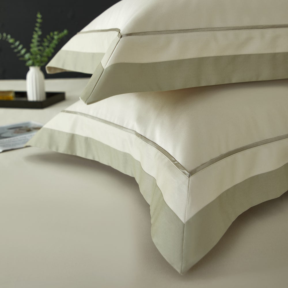 Oline Sage Green Luxury Egyptian Cotton Bedding Set