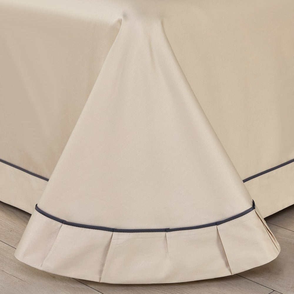 Oline Camel Beige Luxury Egyptian Cotton Bedding Set