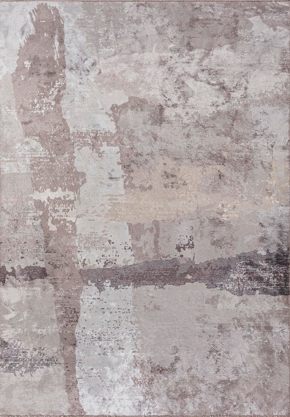 Lush Grey - Beige Rug