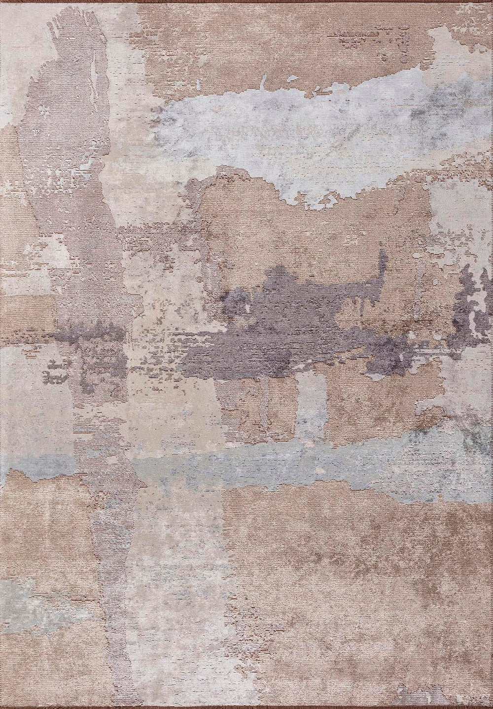 Lush Beige - Ice Blue Rug