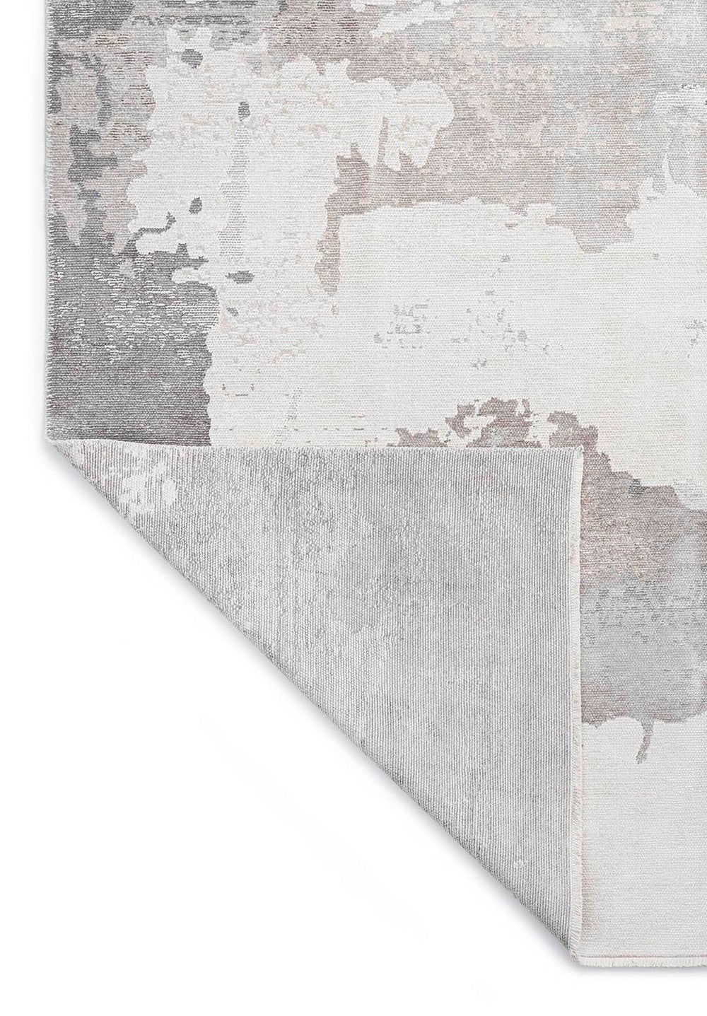 Lush Light Grey - Ecru Rug