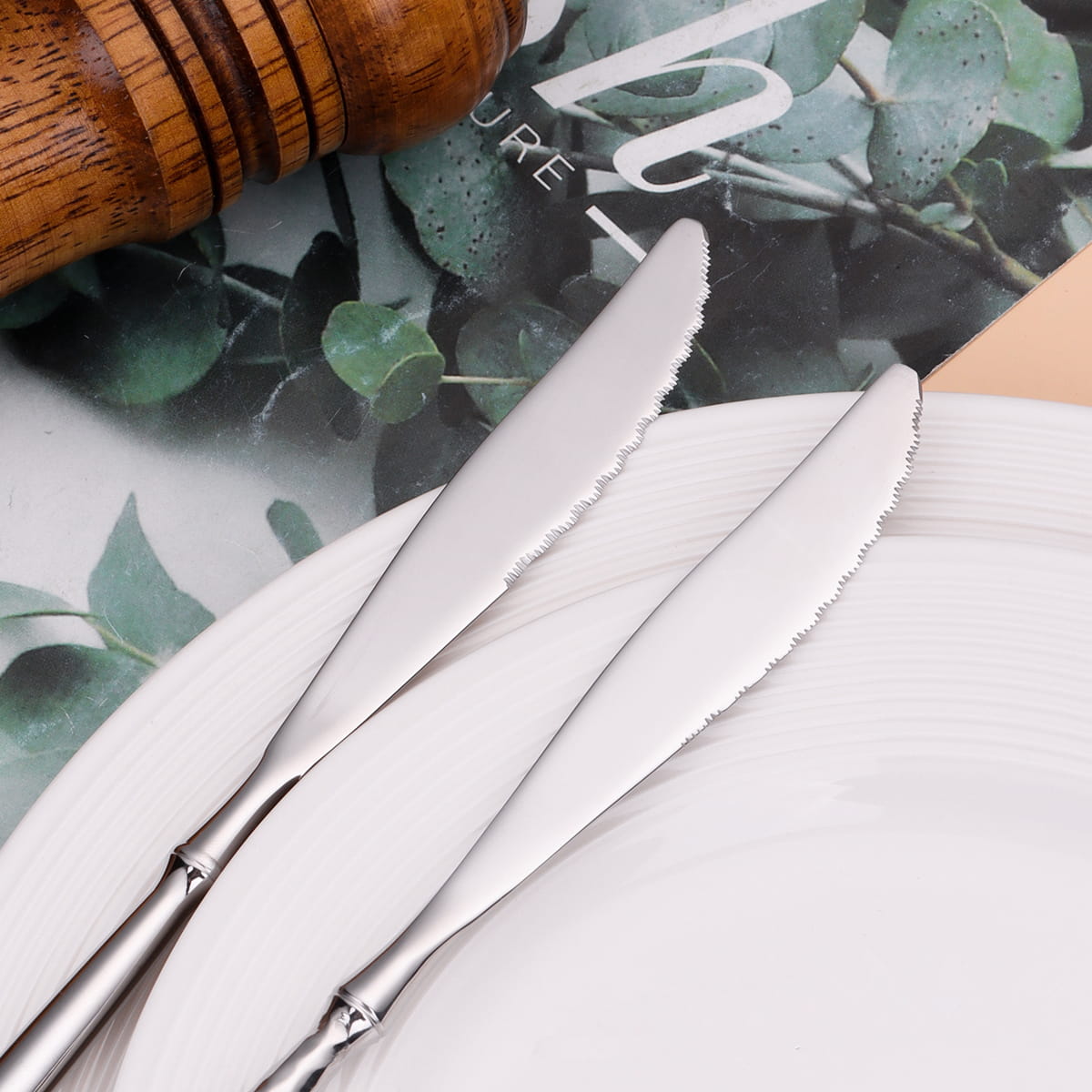 Sara Silver Luxury 18/10 Stainless Steel Cutlery Set - Venetto Design Venettodesign.com