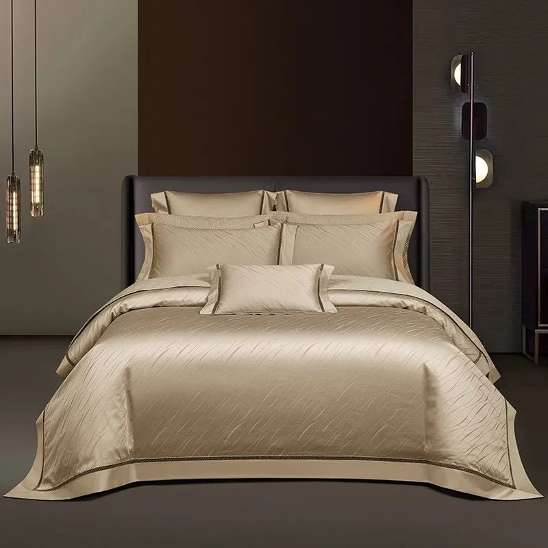 Moa Jacquard Egyptian Cotton Luxury Bedding Set