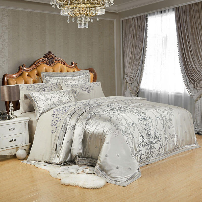 Vetora Silky Jacquard Cotton Bedding Set
