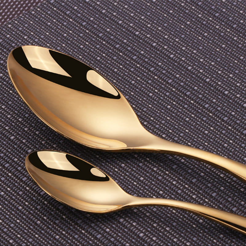 Aristo Gold Luxury 18/10 Stainless Steel Cutlery Set - Venetto Design Venettodesign.com