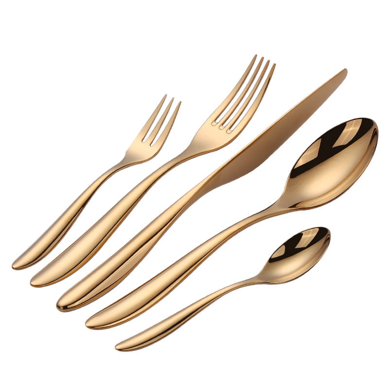Aristo Gold Luxury 18/10 Stainless Steel Cutlery Set - Venetto Design Venettodesign.com