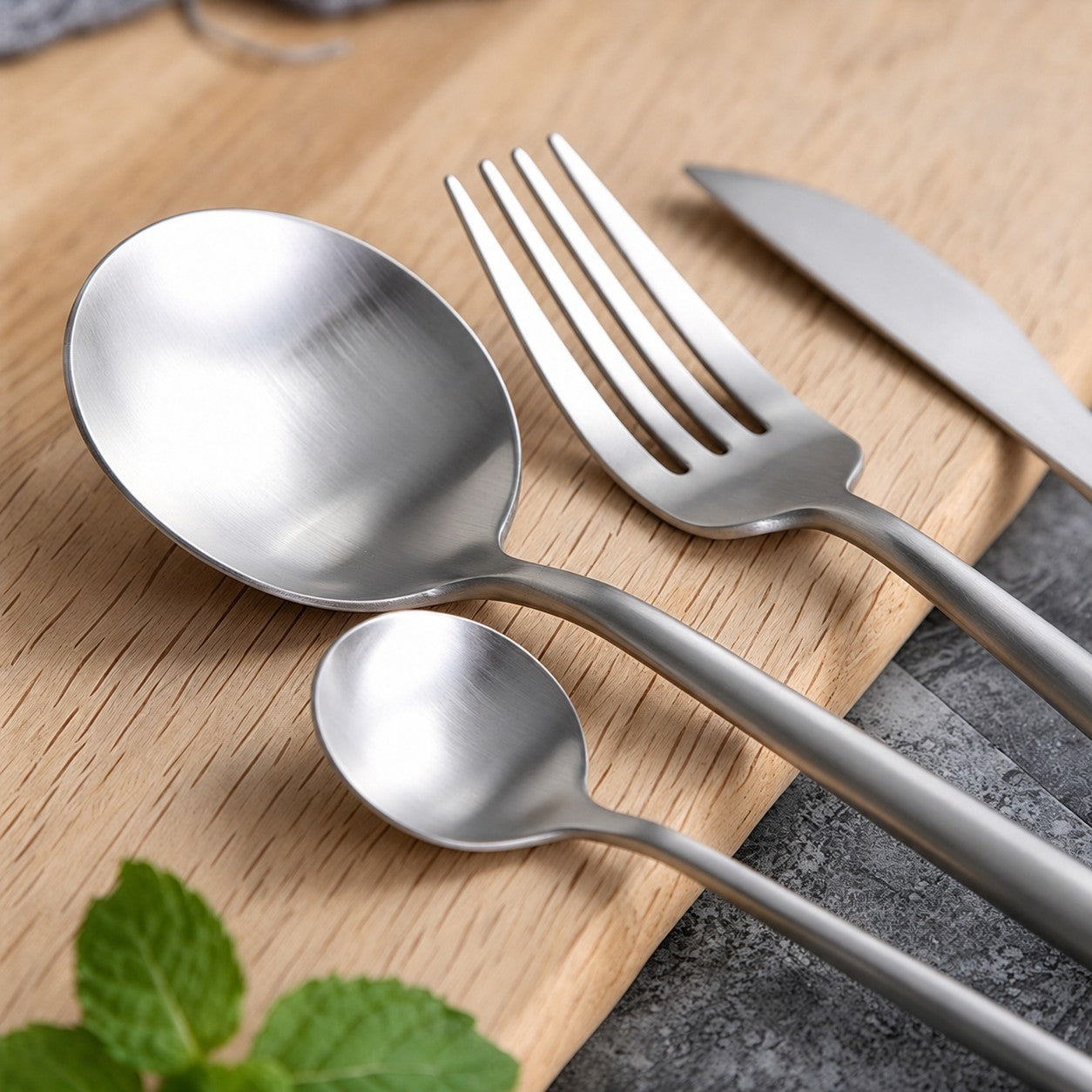 Arya Silver 18/10 Stainless Steel Cutlery Set - Venetto Design Venettodesign.com